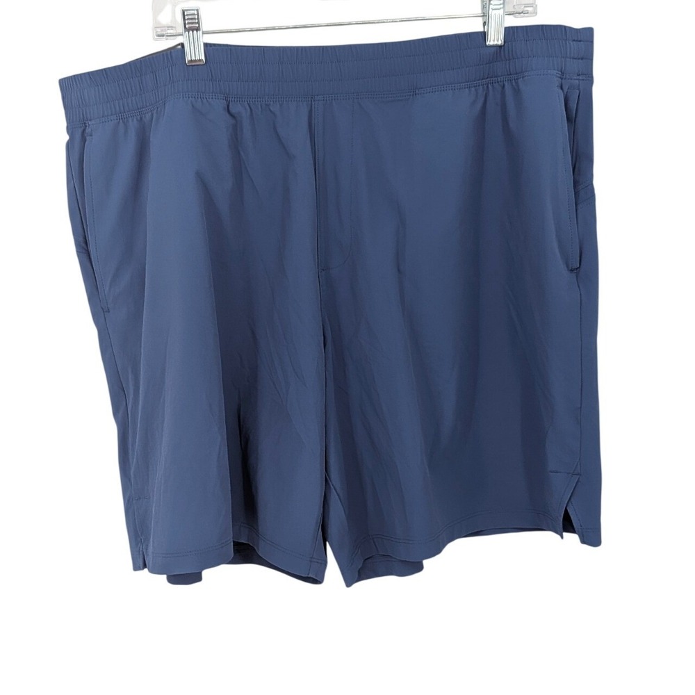 GapFit Active Short Mens XXL Blue Quick Dry Stretch Moisture Wicking Athleisure